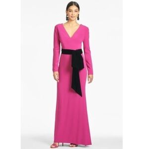 Sachin & Babi Vivian Gown In Pink Topaz Sz 0
